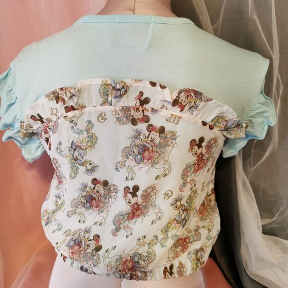 Angelic Pretty Disney Top Women's Small Blue Minnie Daisy Lolita Jfashion Blouse - Picture 4 of 11